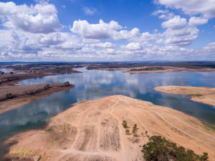 Lake Eppalock Strath Bay drone 1