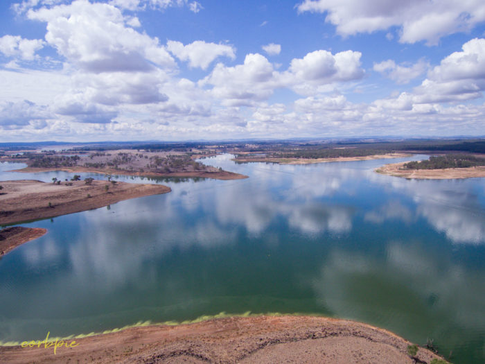 Lake Eppalock Strath Bay drone 12