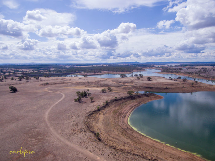 Lake Eppalock Strath Bay drone 13