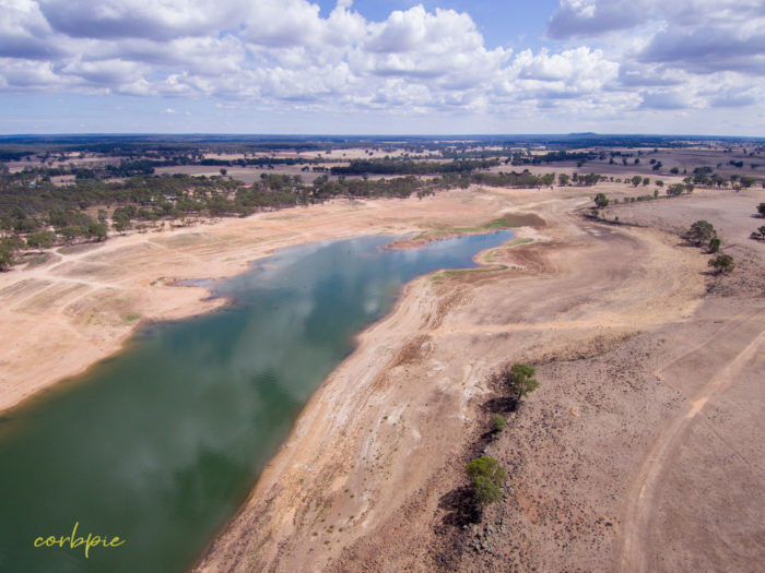 Lake Eppalock Strath Bay drone 14