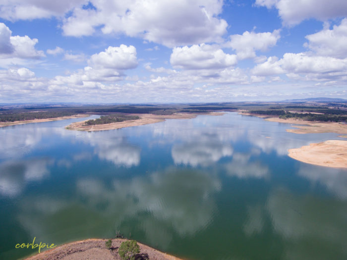 Lake Eppalock Strath Bay drone 15