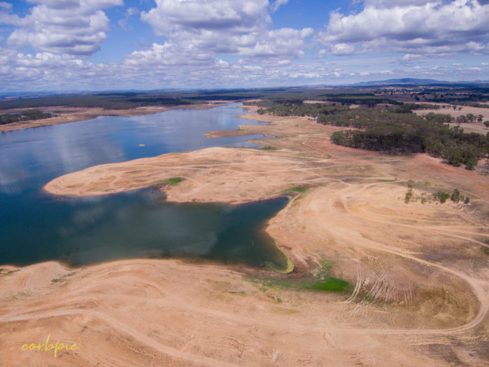 Lake Eppalock Strath Bay drone 23