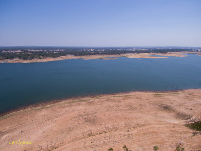 Meridan and Token Island Lake Eppalock drone 14