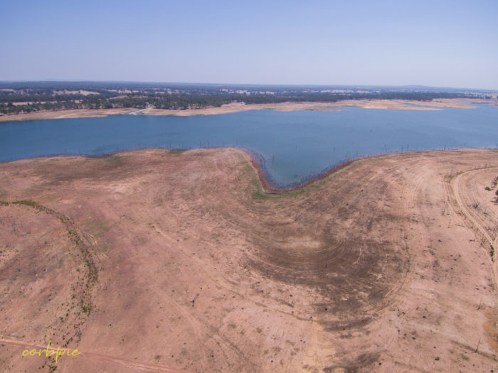 Meridan and Token Island Lake Eppalock drone 16