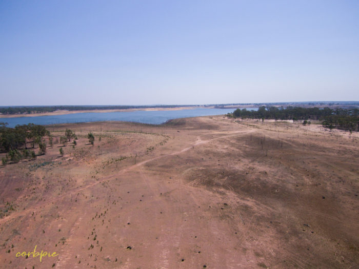 Meridan and Token Island Lake Eppalock drone 19