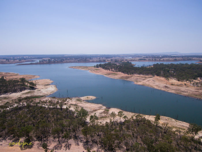 Meridan and Token Island Lake Eppalock drone 3