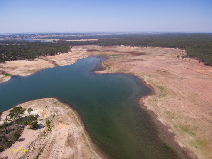 Meridan and Token Island Lake Eppalock drone 5