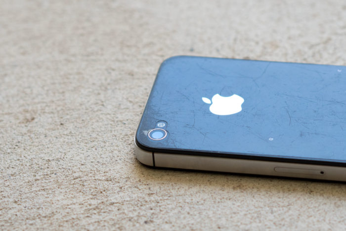 iPhone 4s back close up