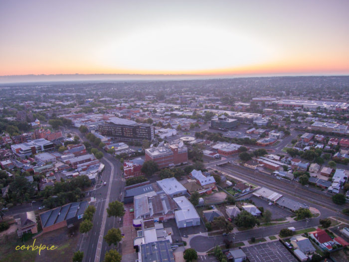 Sacred Heart Cathedral Bendigo drone 14