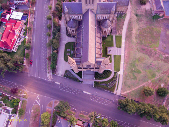 Sacred Heart Cathedral Bendigo drone 7