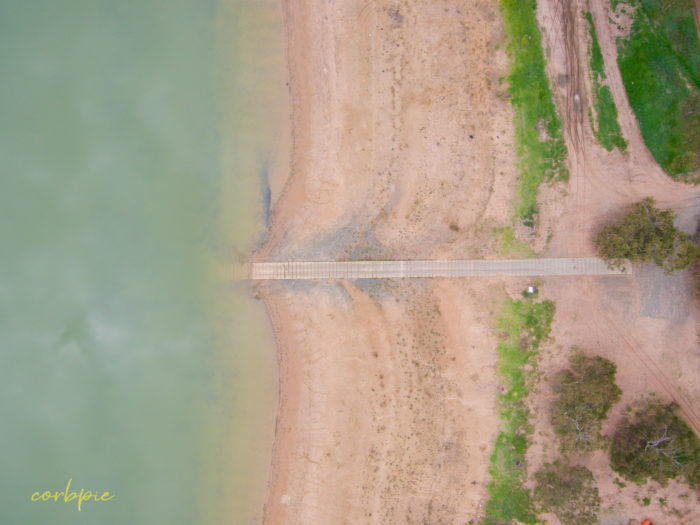 Greens Lake Victoria drone 15 boat ramp