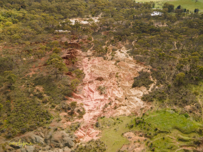 Pink Cliffs Heathcote drone 5