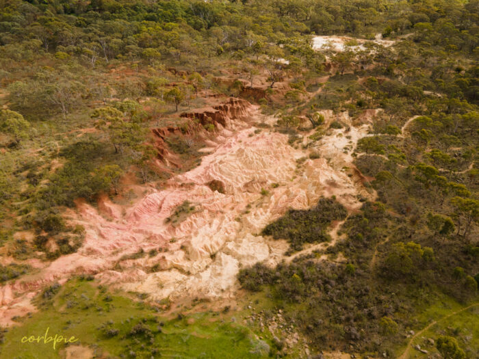 Pink Cliffs Heathcote drone 6