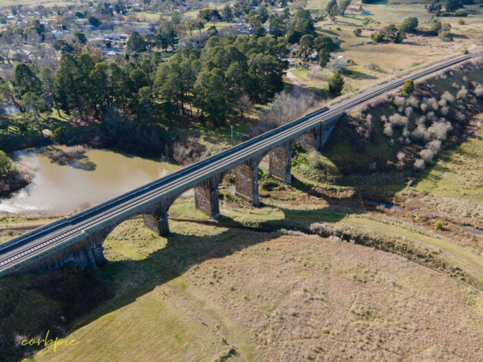 Malmsbury Viaduct drone 1