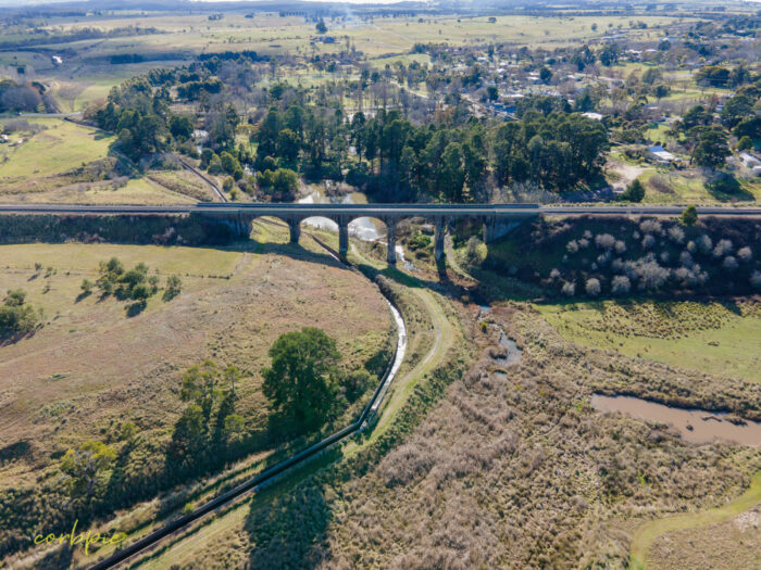 Malmsbury Viaduct drone 2