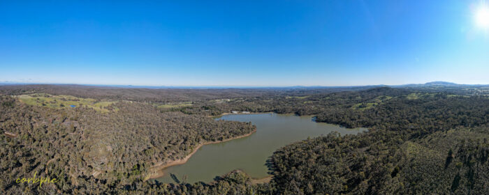 Mccay Reservoir drone pano 1