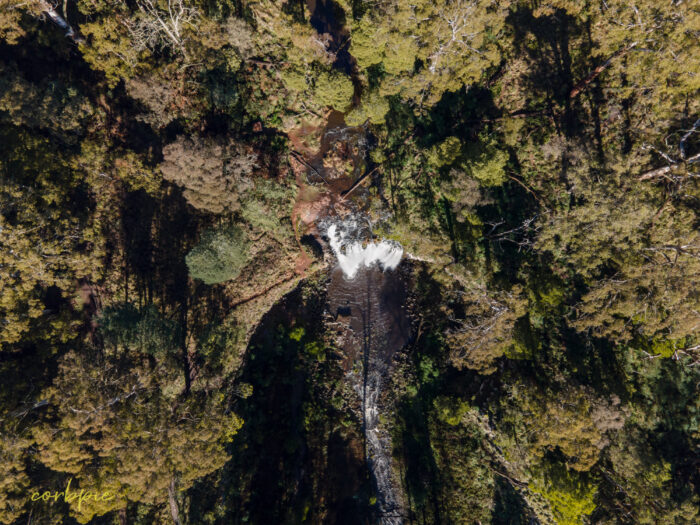 Trentham Falls drone 10