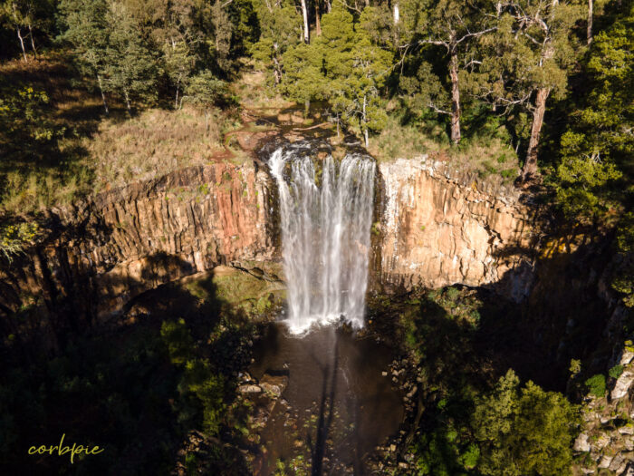 Trentham Falls drone 3