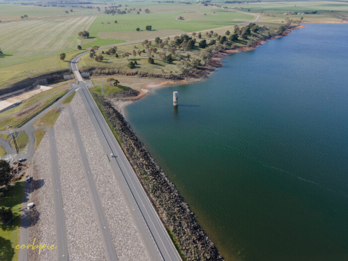 Tullaroop Reservoir drone 13