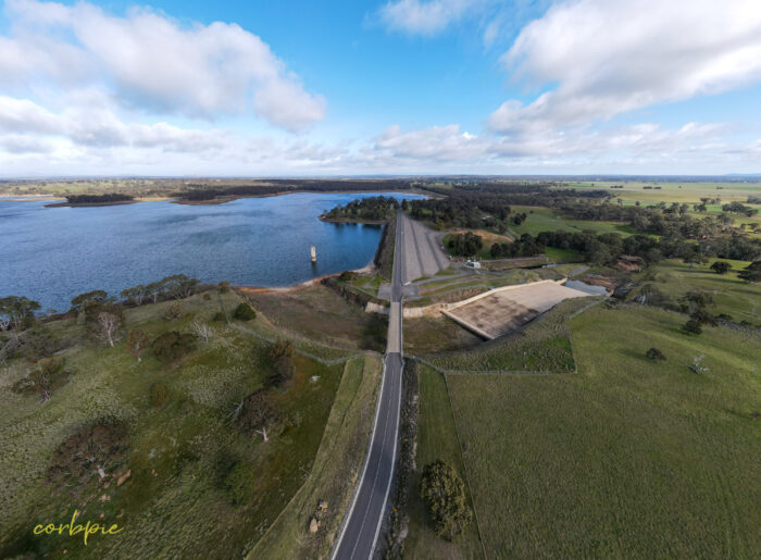 Tullaroop Reservoir drone 20