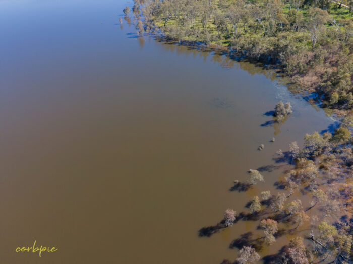Barkers Creek Reservoir full drone 13