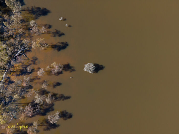 Barkers Creek Reservoir full drone 16