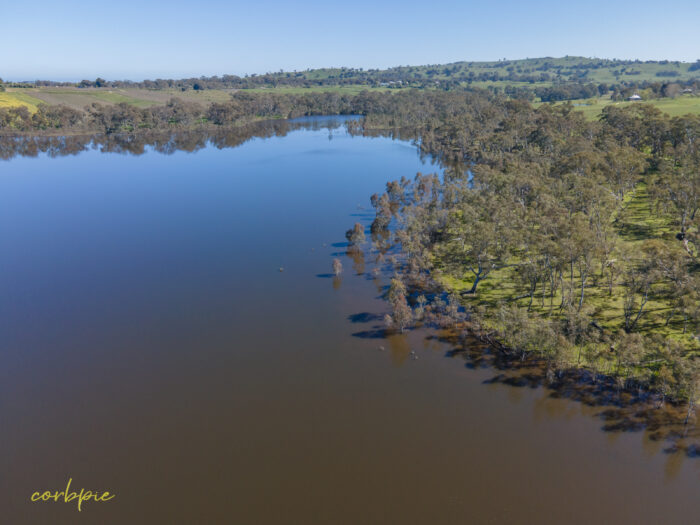 Barkers Creek Reservoir full drone 17