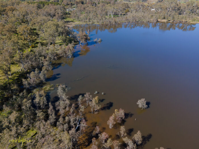 Barkers Creek Reservoir full drone 18