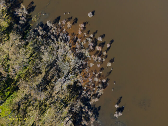 Barkers Creek Reservoir full drone 22