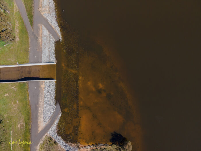 Barkers Creek Reservoir full drone 6