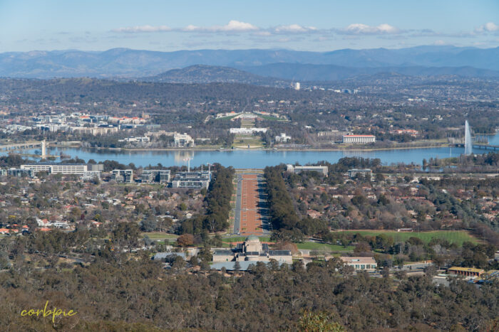 Canberra and Lake Burley Griffin view 2 Canberra and Lake Burley Griffin view 2