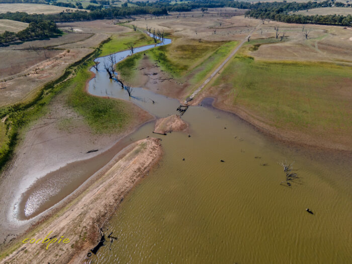 Derrinal old bridge Lake Eppalock drone 1
