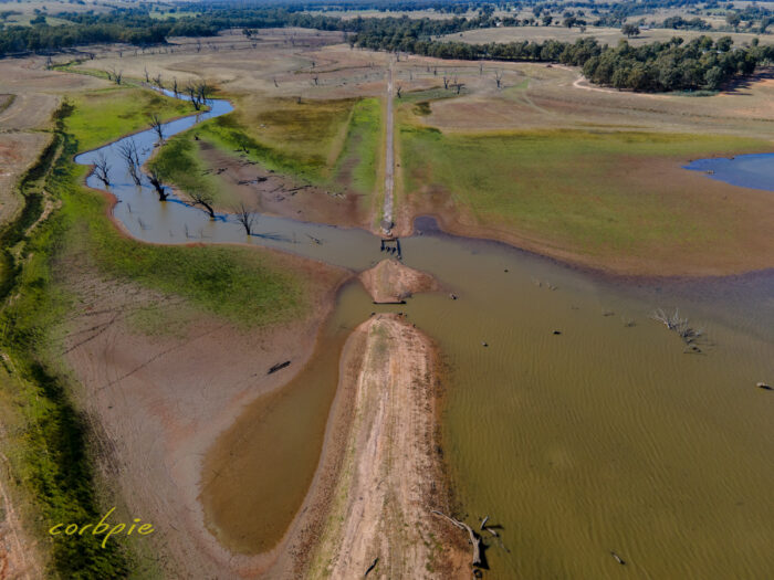 Derrinal old bridge Lake Eppalock drone 2