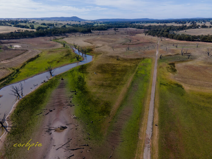 Derrinal old bridge Lake Eppalock drone 4