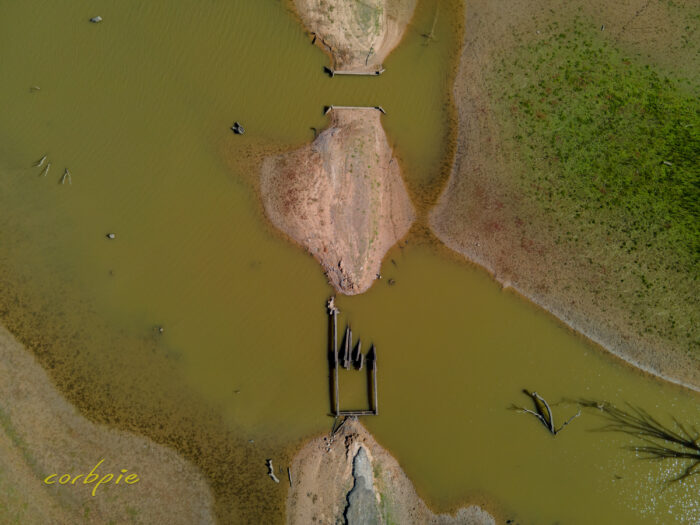 Derrinal old bridge Lake Eppalock drone 5