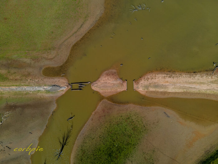 Derrinal old bridge Lake Eppalock drone 7
