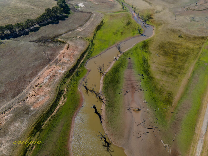 Derrinal old bridge Lake Eppalock drone 8