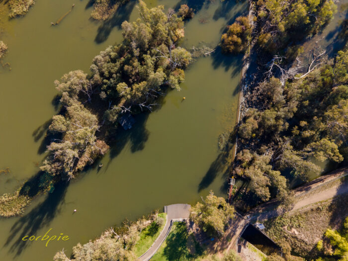 Bridgewater Swimming Hole drone 1