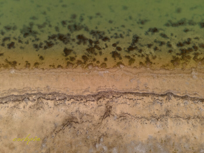 Drying Greens Lake drone 10