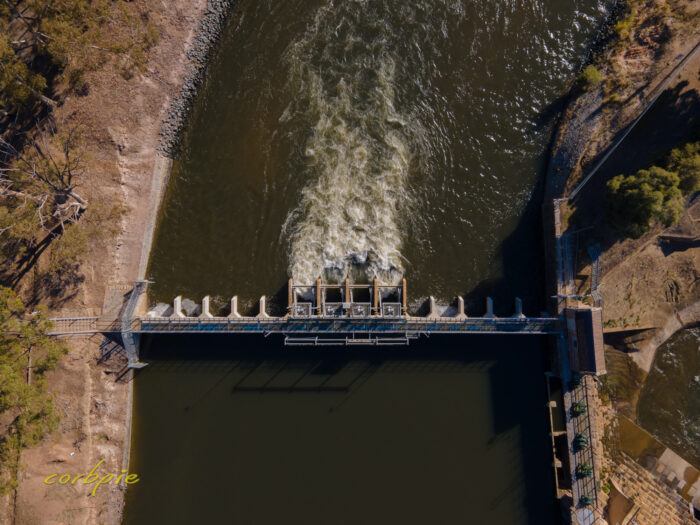 Goulburn Weir drone 10
