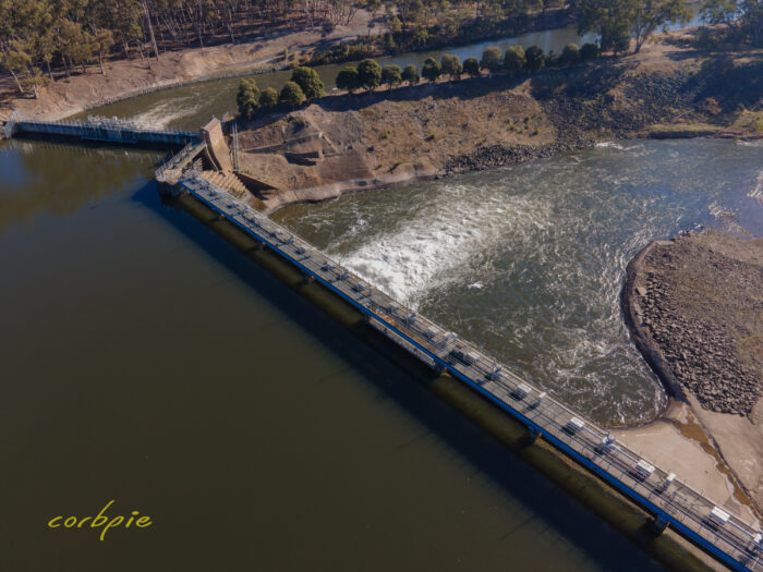 Goulburn Weir drone 11