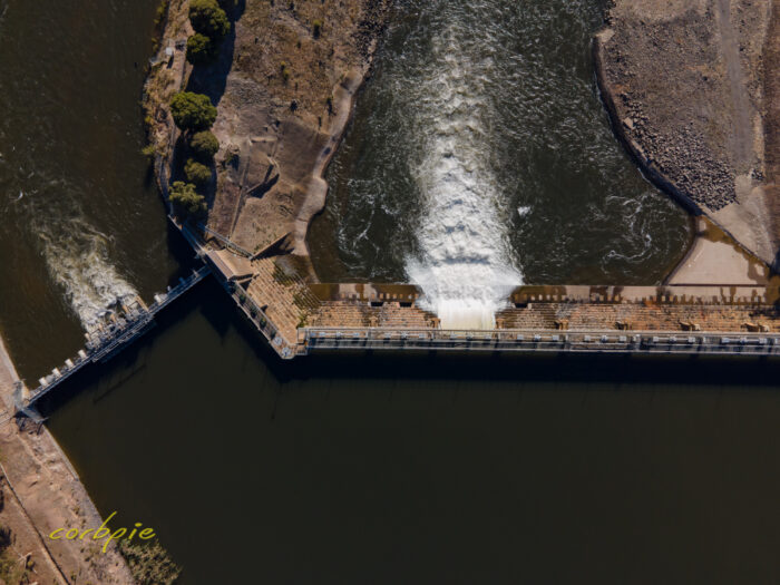 Goulburn Weir drone 2
