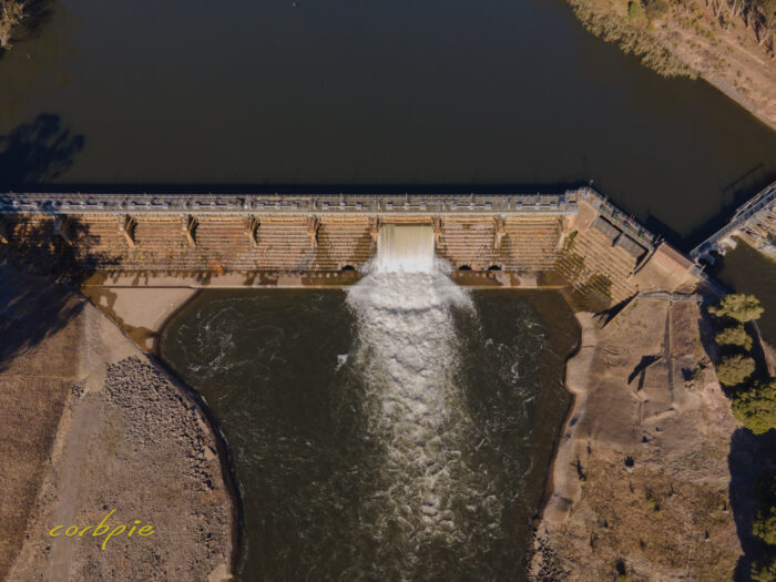 Goulburn Weir drone 6