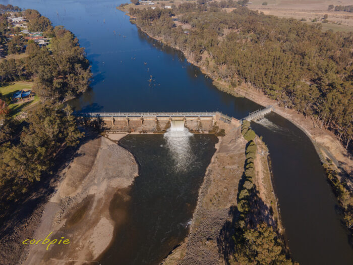 Goulburn Weir drone 7