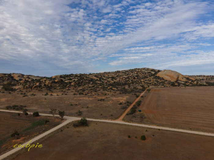 Mount Hope granite outcrop drone 11