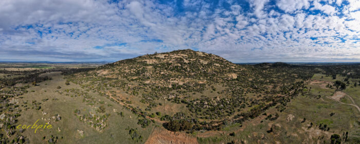 Mount Korong Drone pano 1