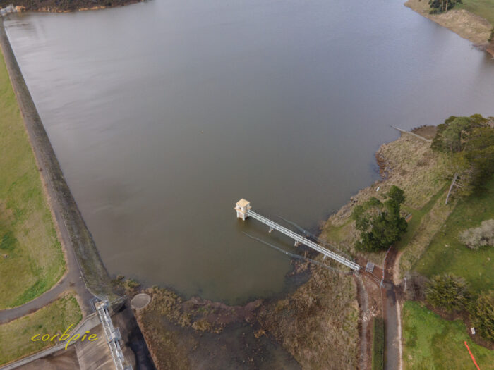 Malmsbury reservoir full drone 1