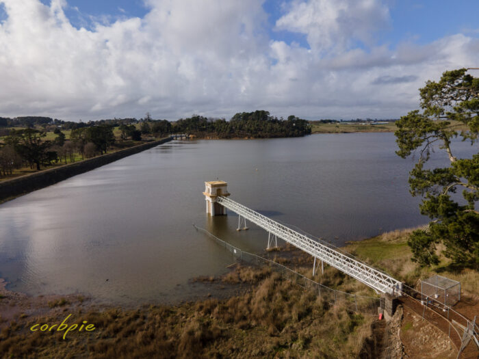 Malmsbury reservoir full drone 2