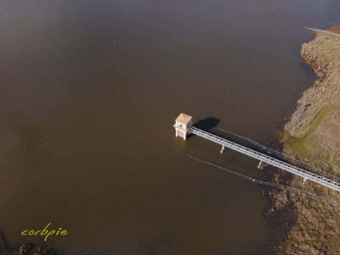 Malmsbury reservoir full drone 3