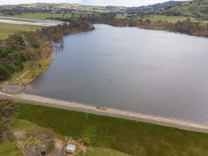 Barkers Creek Reservoir Harcourt drone 1